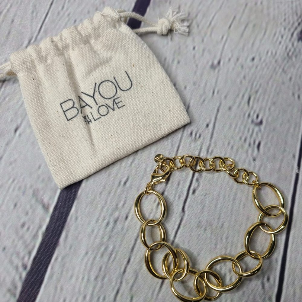 BaYou With Love by Nikki Reid Oval Chain Bracelet